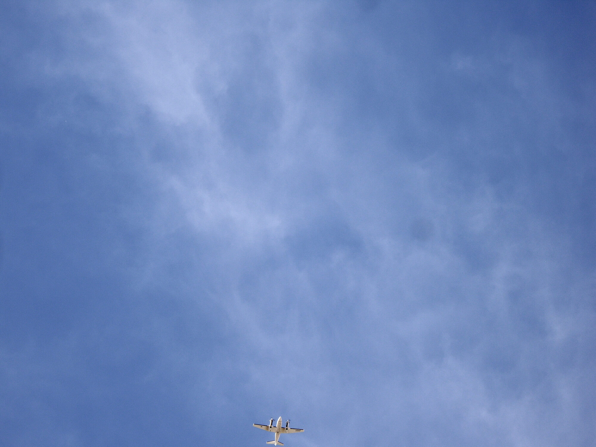 AirplaneAgainstABlueSky